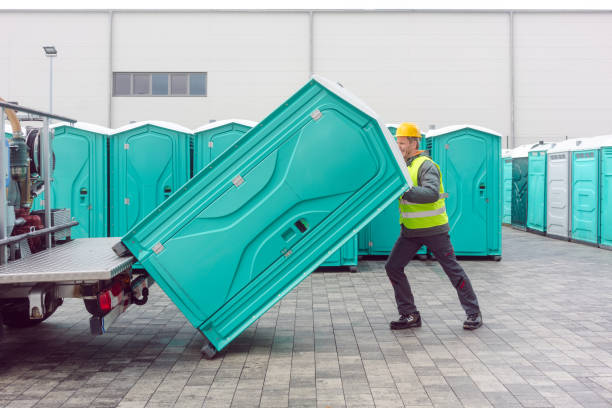 Porta potty delivery and setup in Sheridan, IN